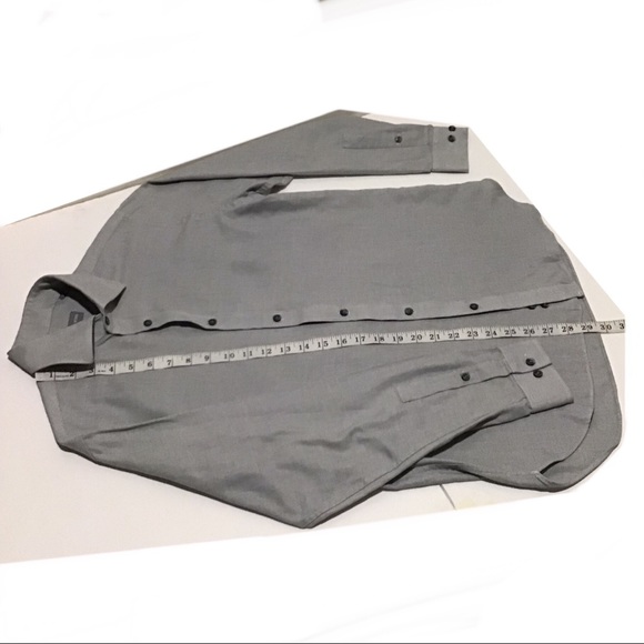 Michael Kors Slim Fit Long Sleeve Button Down Shirt Size M 15.5  32-33 - Picture 11 of 11